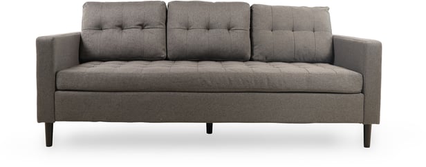 Bella 3-istuttava sohva tummanharmaa