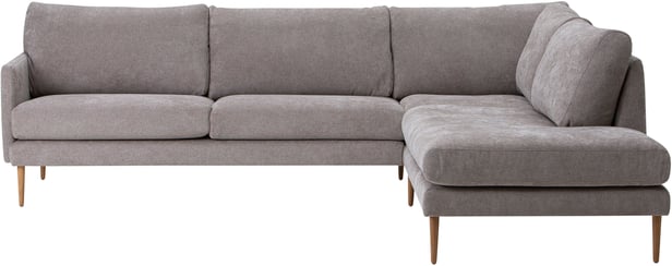 Pohjanmaan® Nordic avokulmasohva, oikea, Cloud 09-kangas