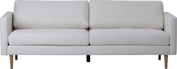 Nordic 3-istuttava sohva, valkoinen
