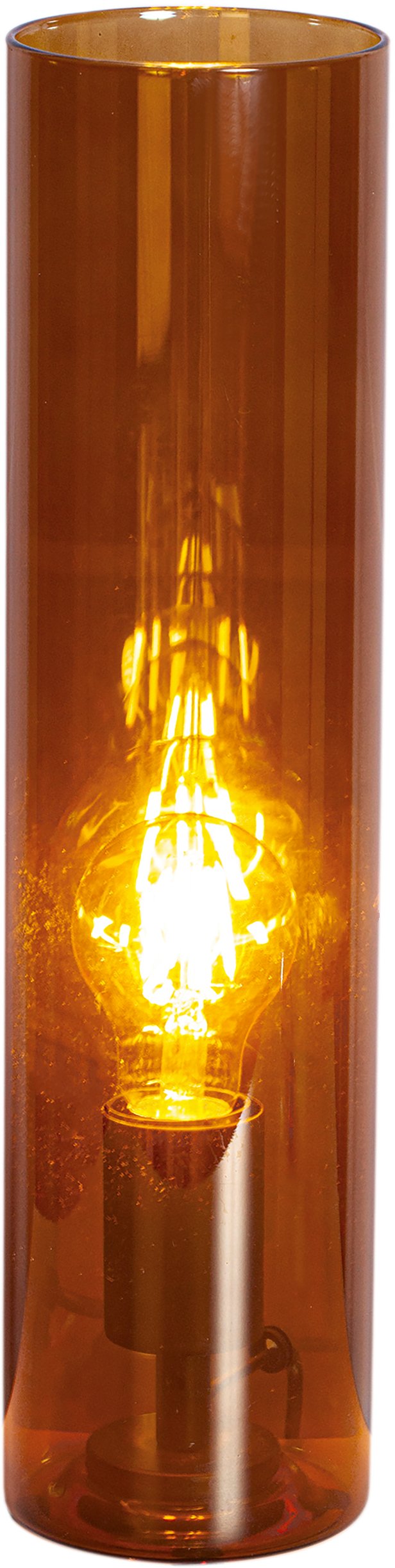 Flake pöytävalaisin 40cm konjakki