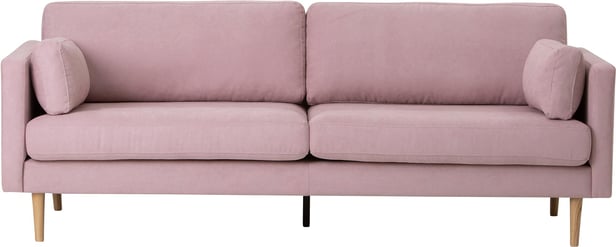 Nordic 3-istuttava sohva, roosa