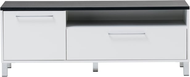 Taimi taso 135x50, valkoinen/musta