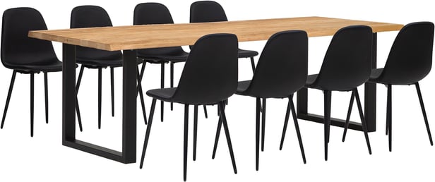 Estelle & Maria ruokailuryhmä 95x240 kahdeksalle öljytty tammi