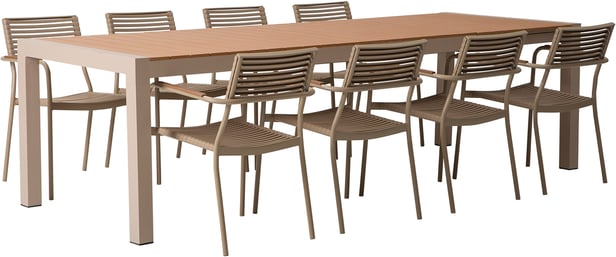 Albury & Calle ruokailuryhmä jatkettava 205/275x95cm kahdeksalle