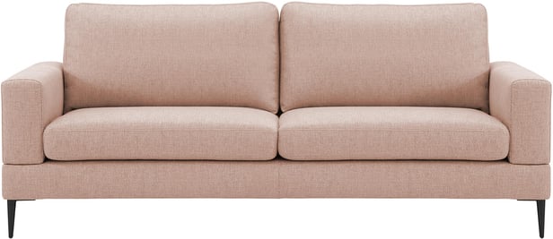 Capri 3-istuttava sohva pinkki