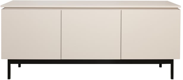 Lakeus taso nro 1. 148 cm tuplakannella greige, metallinen jalkasokkeli