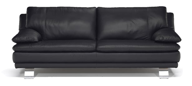 Corona 3-istuttava sohva musta