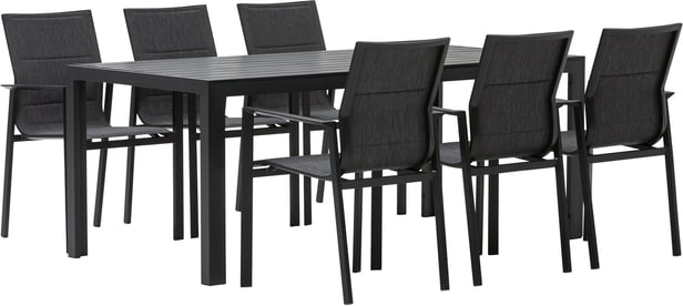 Dakota & Newark ruokailuryhmä 205x90 kuudelle