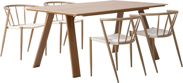 Messina & Deco ruokailuryhmä 160x100 neljälle