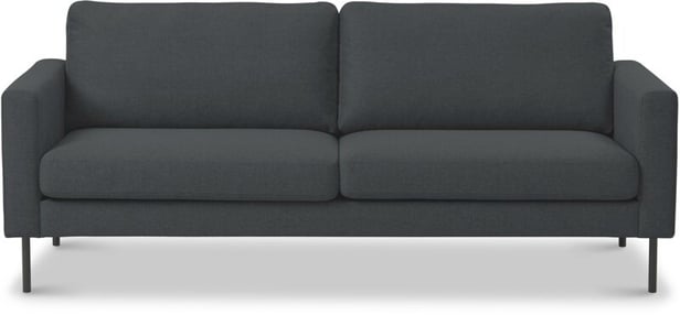 Gardolo 3-istuttava sohva antrasiitti