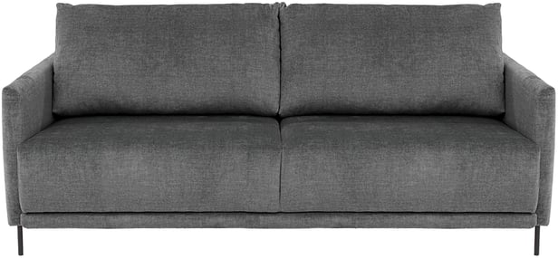 Pohjanmaan® Scandic 3-ist. sohva 198cm, Cloud 97-kangas, musta metallijalka