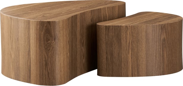 Island sarjapöytä 90x60x40 + 60x40x33 american walnut