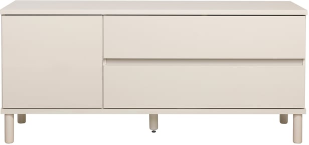 Sata taso nro 37. 138cm 2ltk + ovi vasen greige, pyöreä jalka