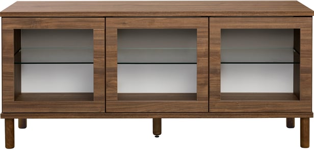 Sata taso nro 33. 138cm 3 lasiovea ruskea, pyöreä jalka