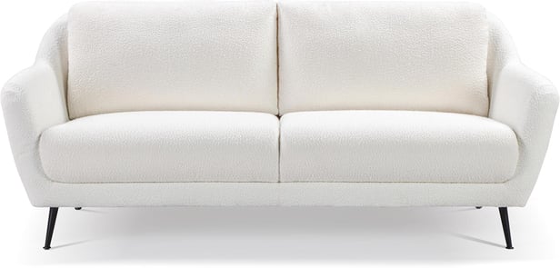Baron 3-istuttava sohva valkoinen