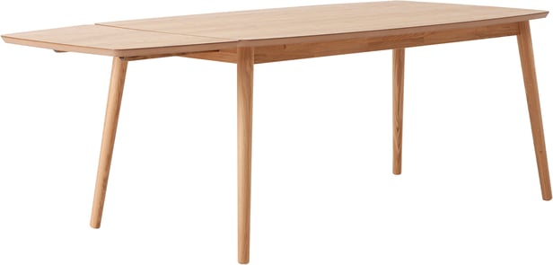 Reino ruokapöytä jatkettava 170/215x95 cm, lakattu tammi
