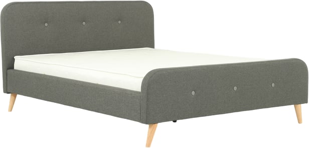 Hemma verhoiltu sängyn runko 160x200 harmaa