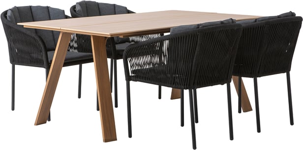 Messina & Victoria ruokailuryhmä 160x100 neljälle