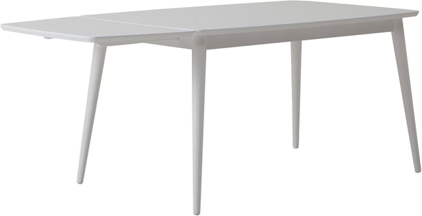 Reino ruokapöytä jatkettava 140/185x90 cm, valkoinen