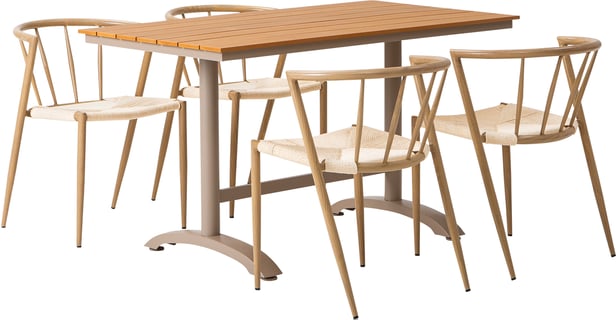 Albury & Deco ruokailuryhmä 130x70 neljälle