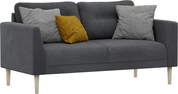 Alta harmaa 2-istuttava sohva
