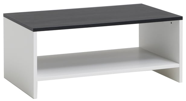 Smart sohvapöytä 100x60, valkoinen/musta