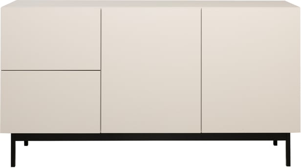 Lakeus senkki nro 5. 148 cm greige, metallinen jalkasokkeli