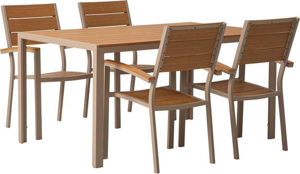 Albury ruokailuryhmä 150x90 neljälle