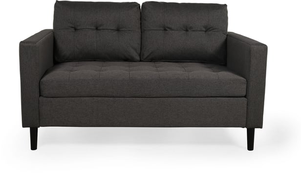 Bella 2-istuttava sohva tummanharmaa