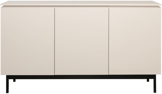 Lakeus senkki nro 3. 148 cm senkki nro 3. tuplakannella greige, metallinen jalkasokkeli