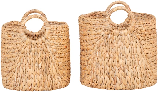 House Nordic Passo korit (2kpl setti) pyöreät 30cm ja 35cm, natural vesihyasintti