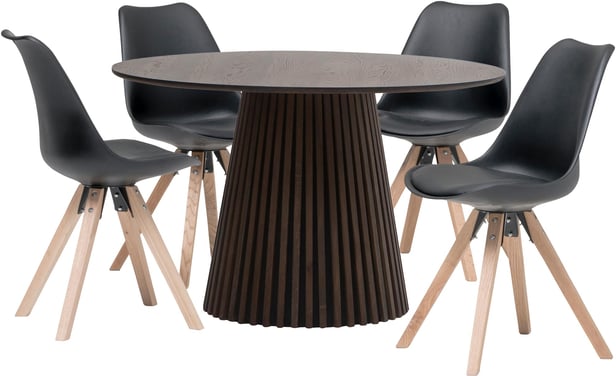 Metz & Concept Oak ruokailuryhmä (1+4)