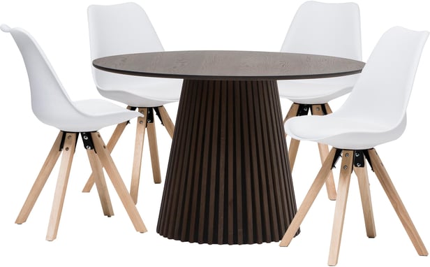 Metz & Concept Oak ruokailuryhmä (1+4)
