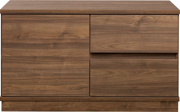 Sata lipastokaappi nro 9. 92cm ovi vasen + 2ltk ruskea, sokkeli