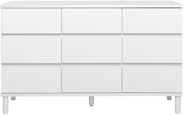 Sata-sarja senkki nro 62. 138cm 6ltk valkoinen, pyöreä jalka