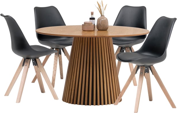 Metz & Concept Oak ruokailuryhmä (1+4)