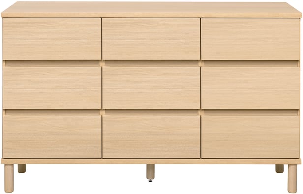 Sata-sarja senkki nro 62. 138cm 6ltk vaalea tammi, pyöreä jalka