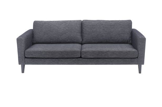 Julia 3-istuttava sohva, tummanharmaa
