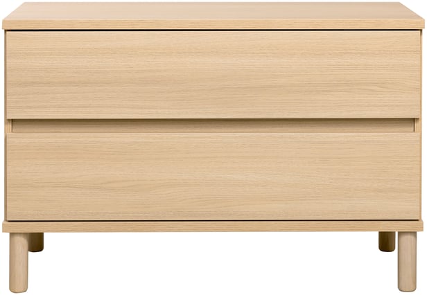 Sata lipasto nro 8. 92cm/2ltk vaalea tammi, pyöreä jalka