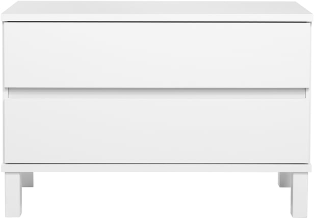 Sata lipasto nro 8. 92cm/2ltk valkoinen, kantikas jalka