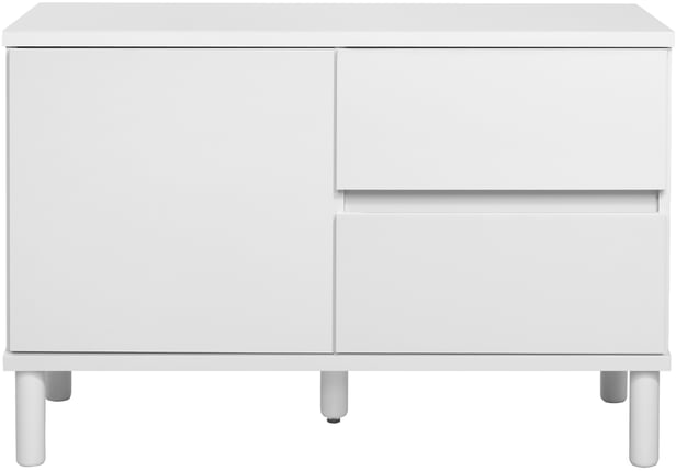 Sata lipastokaappi nro 9. 92cm ovi vasen + 2ltk valkoinen, pyöreä jalka