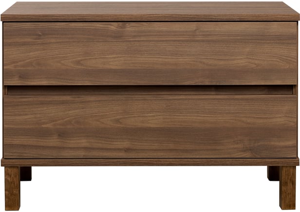 Sata lipasto nro 8. 92cm/2ltk ruskea, kantikas jalka