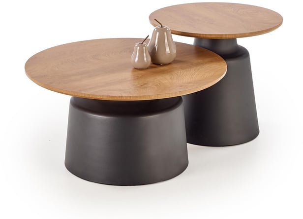 Lynx sarjapöytä, natural tammi / musta