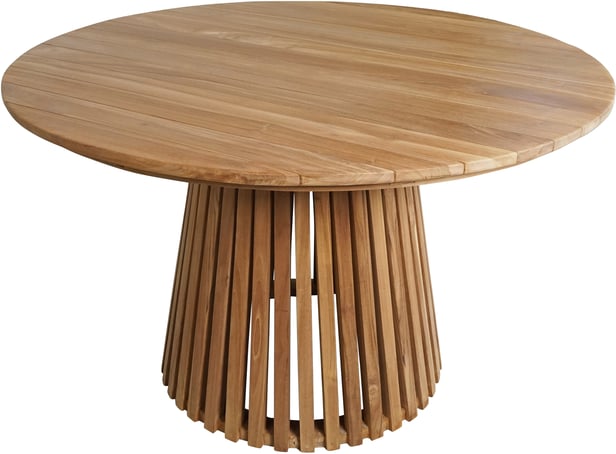 Deco ruokapöytä pyöreä 120cm natural tiikki