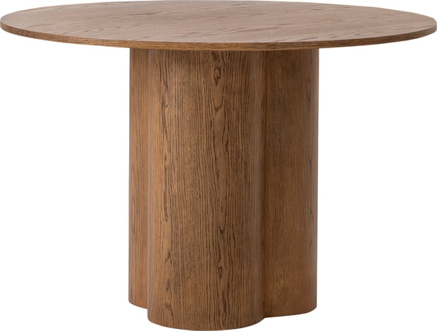 Olivia ruokapöytä pyöreä 110 cm ruskea