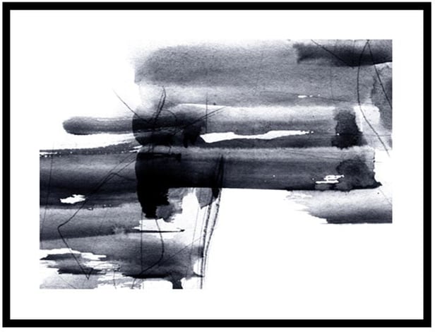 AmandaB Black Paint taulu 60x80 cm