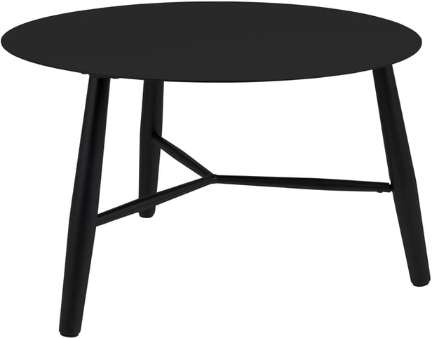 Vannes sohvapöytä pyöreä 75 cm, musta