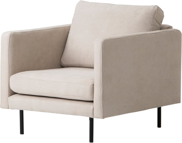 Copenhagen Scandic nojatuoli, Soro 21 beige / mustat jalat