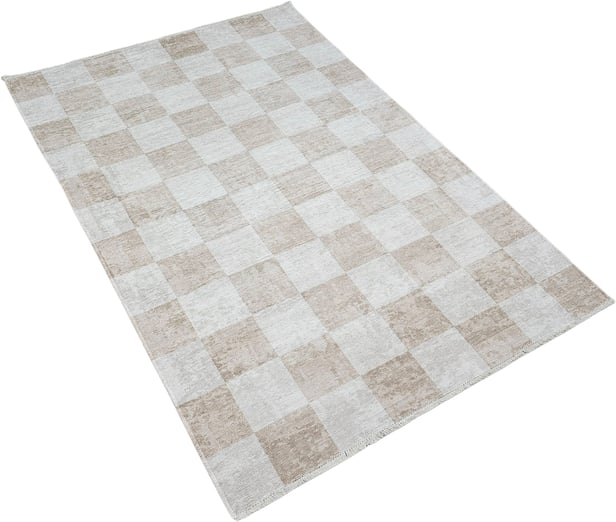Ruutu matto 200x290cm beige
