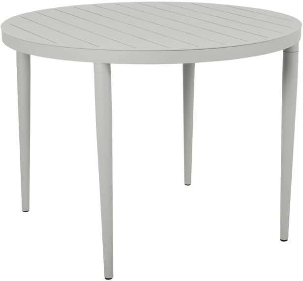 Bigby ruokapöytä pyöreä 100 cm, vaalean harmaa